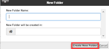 cP Create New Folder button