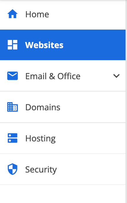 Websites Tab