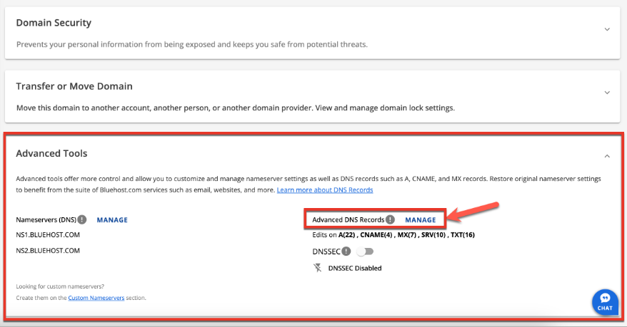 Advanced DNS Record