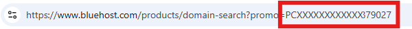 BH AM Purchase Domain Code in Browser