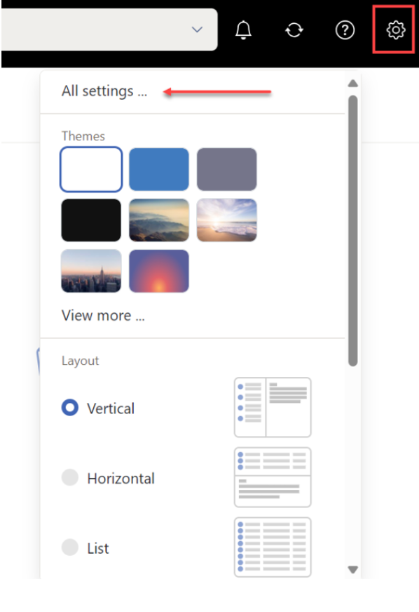 All Settings