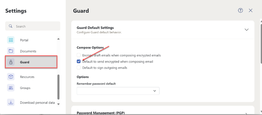 Default Option