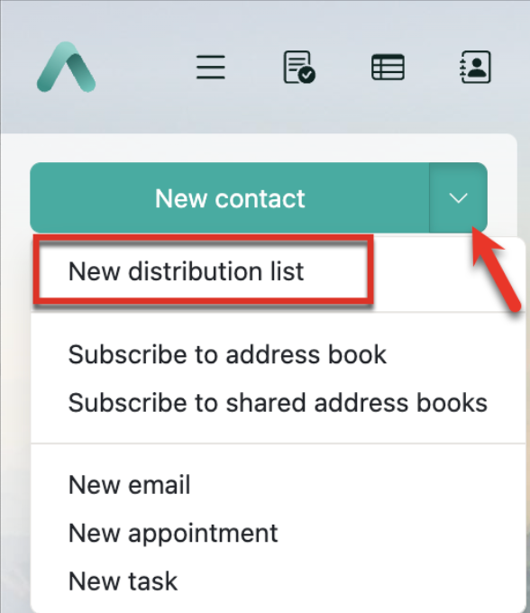 new-distribution-list