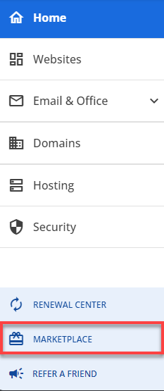 Bluehost Account Manager Marketplace