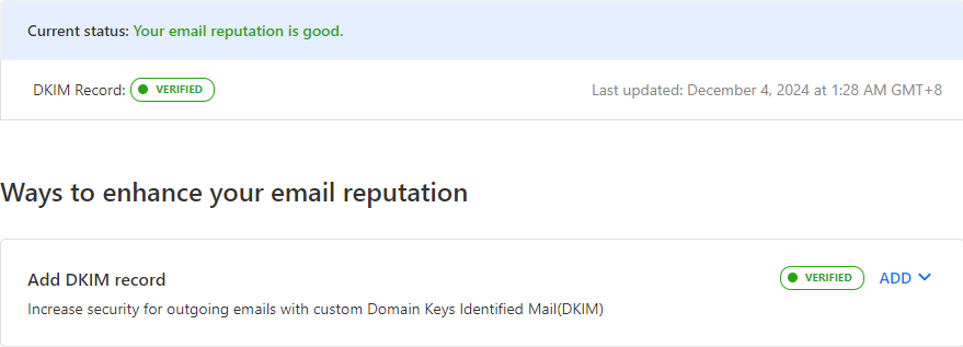 Bluehost Professional Email Management Options - Email Reputation