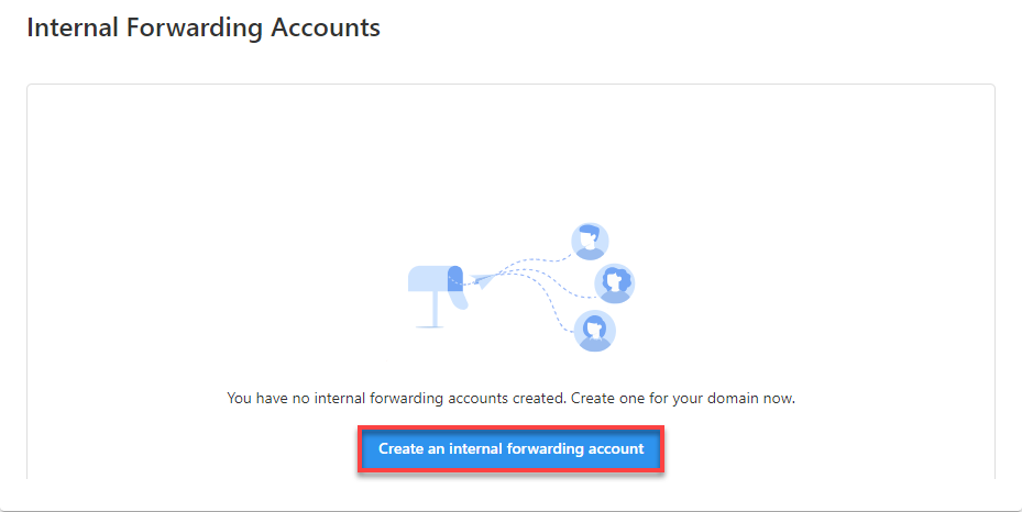 Bluehost Professional Email Management Options - Internal Forwarding