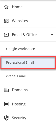 Bluehost Account Manager Email & Office- Professional Email
