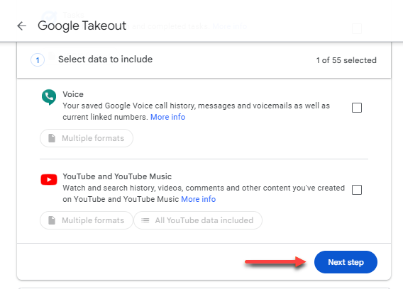 Bluehost Manage your Google Workspace Next Button