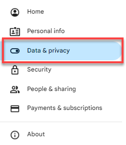 Bluehost Manage your Google Workspace Data & Privacy