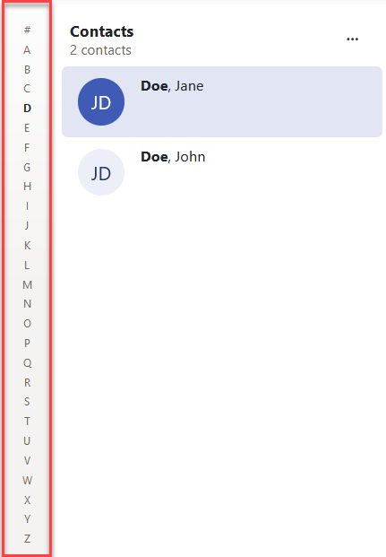 Cloud Mail Address Book Navigation Bar