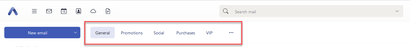 Cloud Mail Tabs