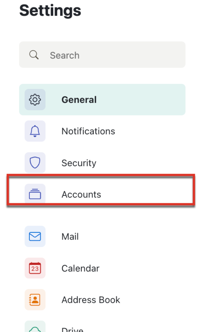 Account Settings
