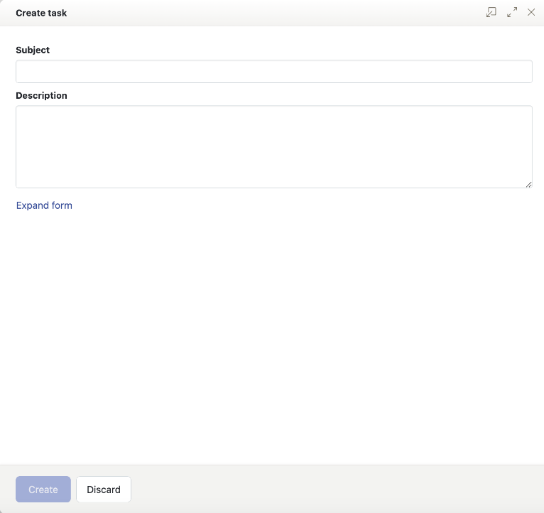 Create Task