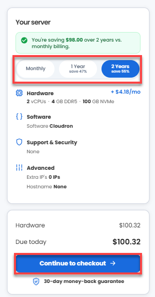 cloudron-service-terms