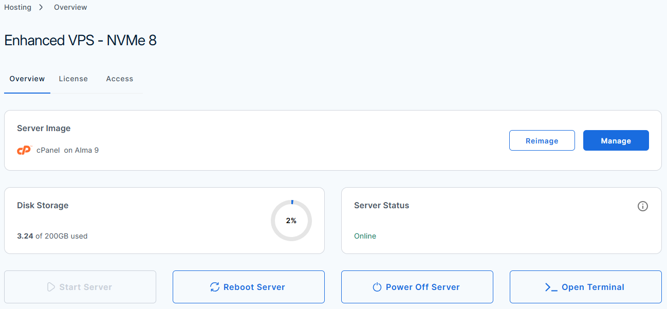 BH AM - cPanel