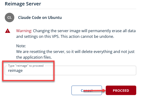 BH AM - Manage Server - Overview - Install Application