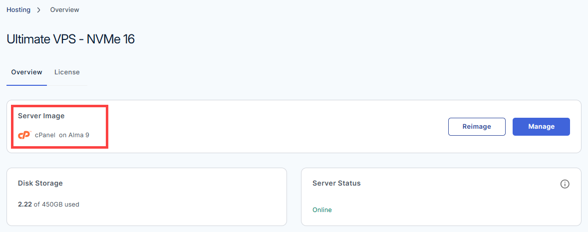 BH AM - cPanel