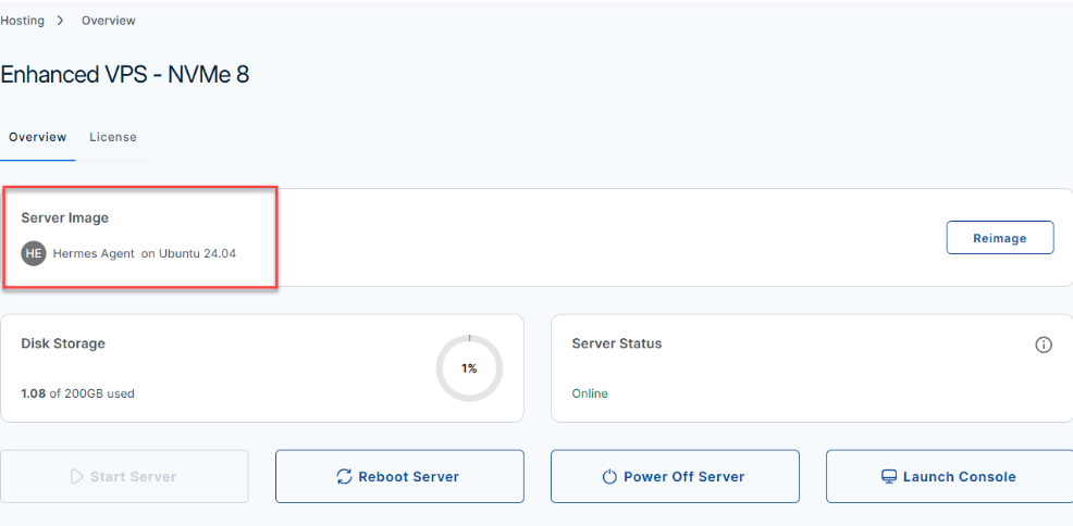 BH AM - Manage Server - Overview - Install Application