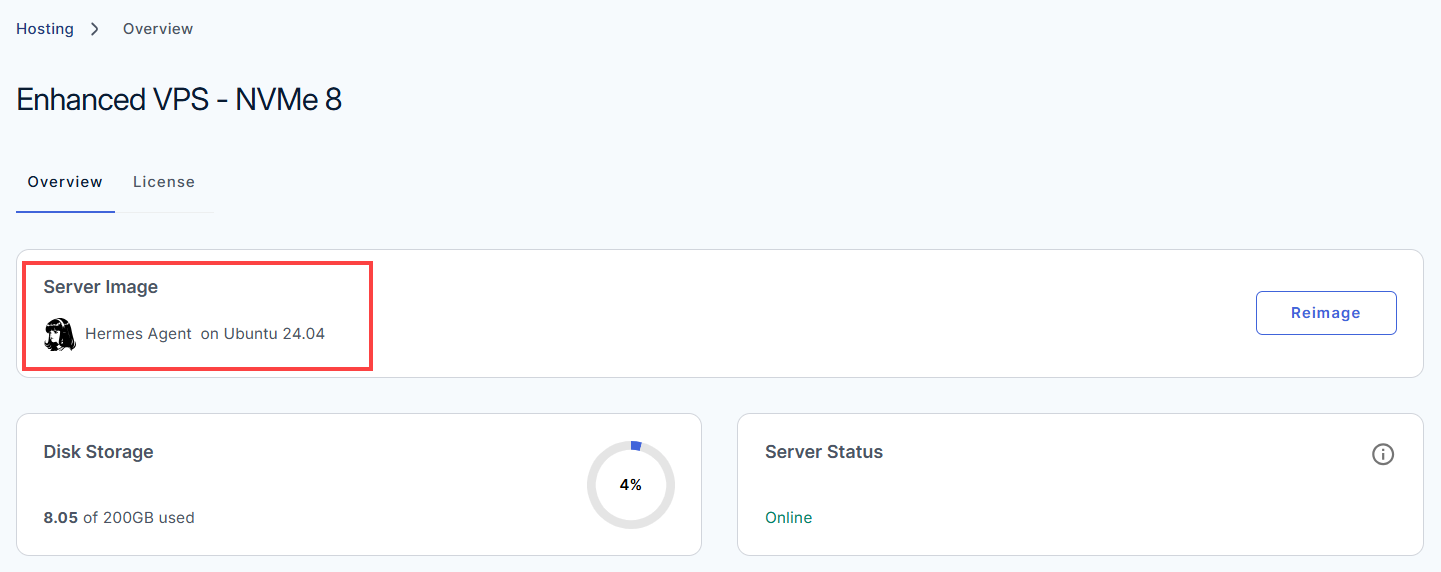 BH AM - Manage Server - Overview - Install Application
