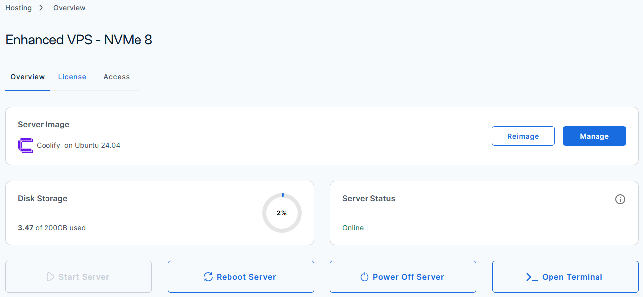 BH AM - Install - Coolify - proceed