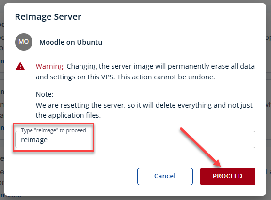 BH AM - Reimage - Moodle