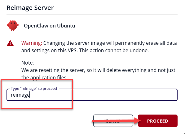 Self-Managed VPS - Manage Server - Overview - Install Application