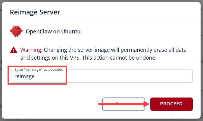 Self-Managed VPS - Manage Server - Overview - Install Application