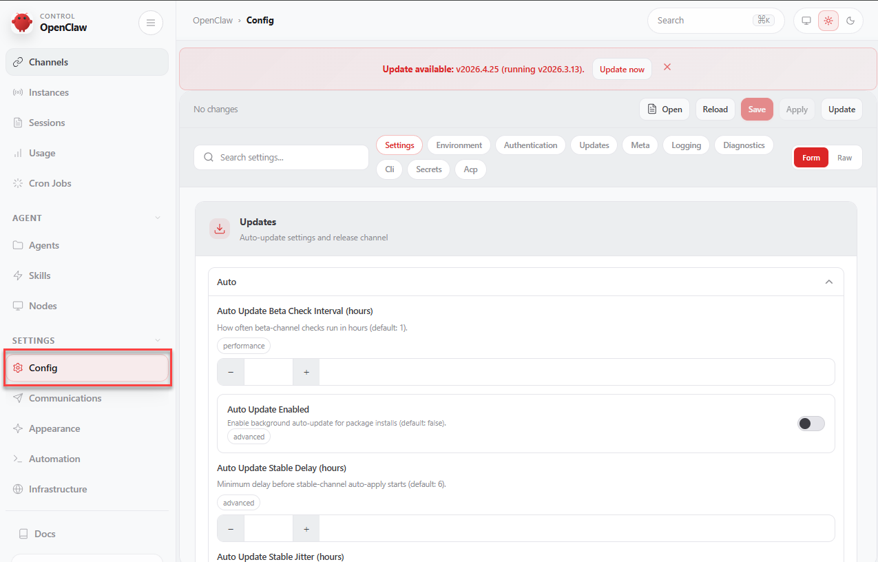 OpenClaw - Config
