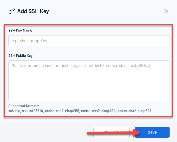 BH AM - Add SSH Key