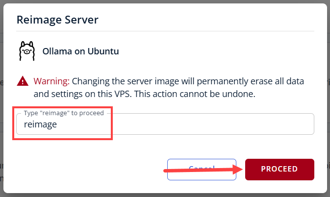 install ollama popup