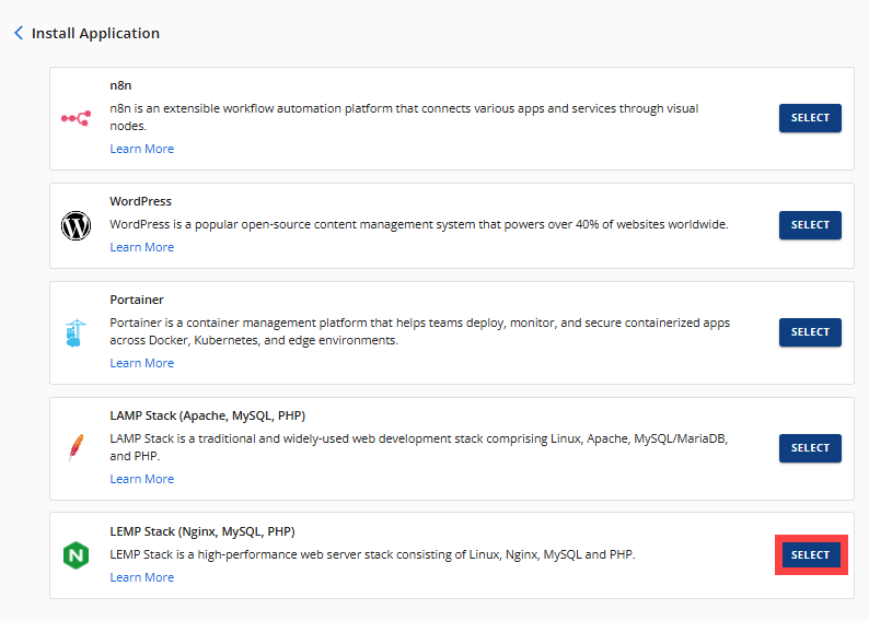 BH AM - Install - LEMP