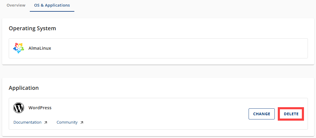 BH AM - OS & Applications - Delete Button
