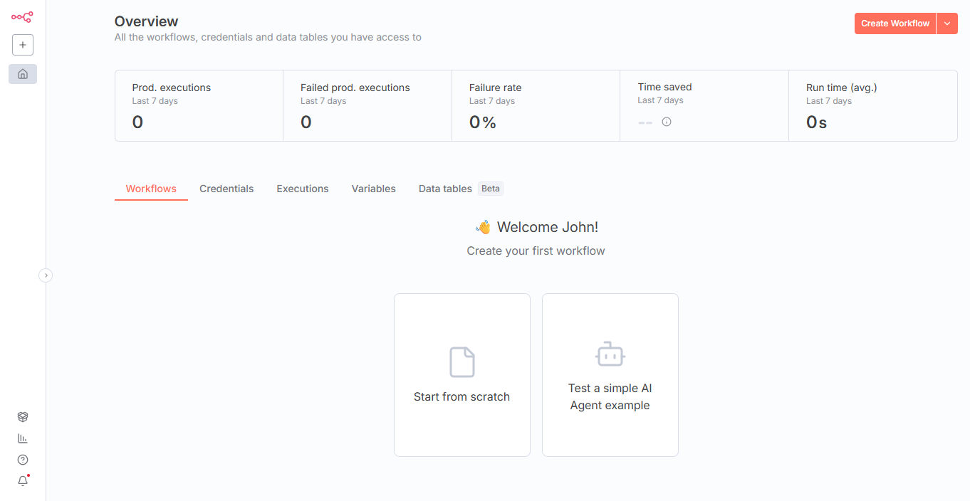 BH - n8n - Main Dashboard