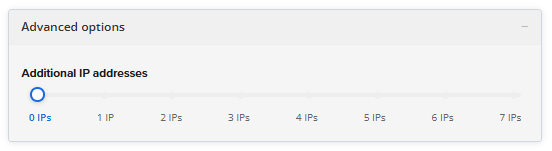 Self-Managed VPS - VPS Configurator - Software (Add IP Addresses)