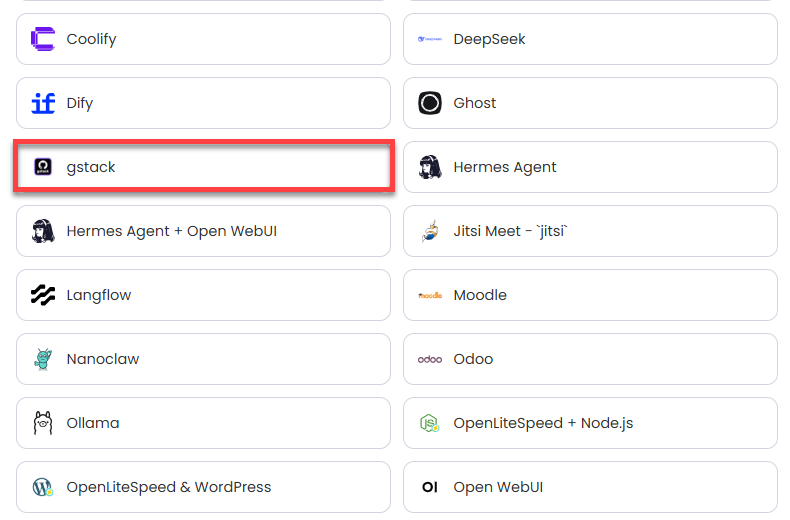 select gstack