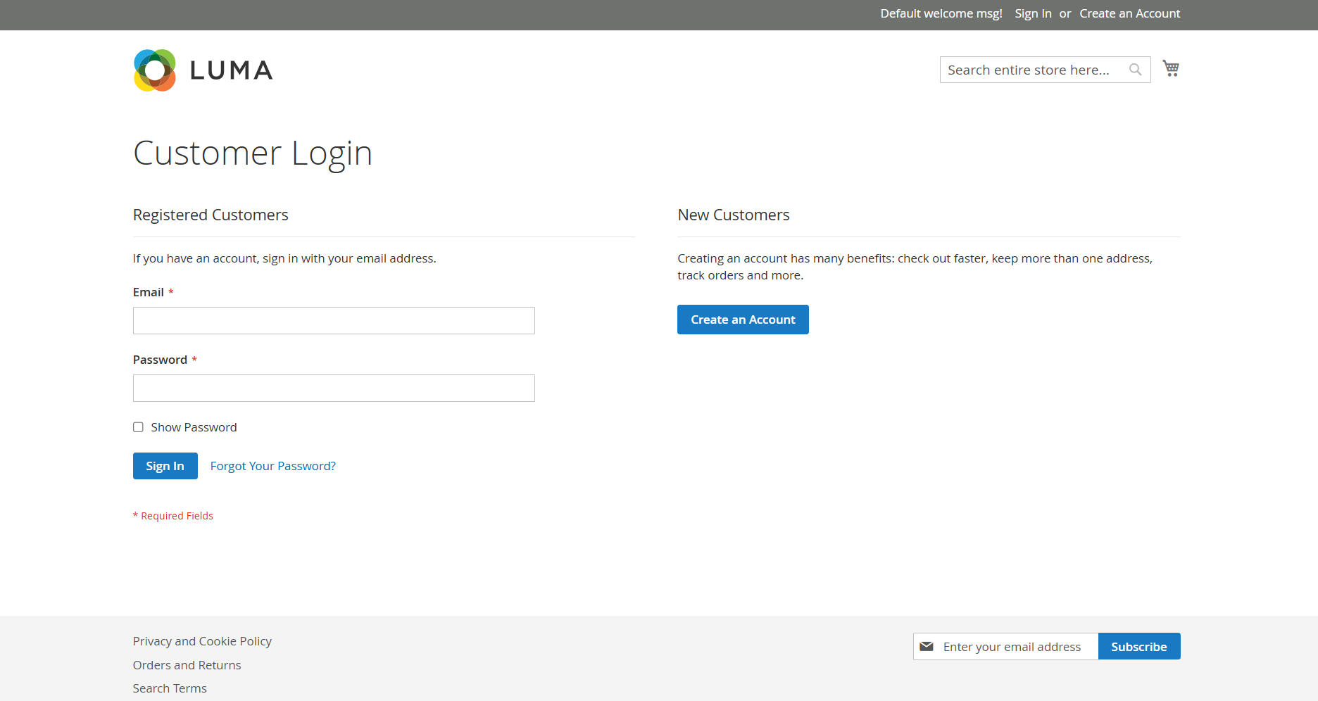 Store Dashboard