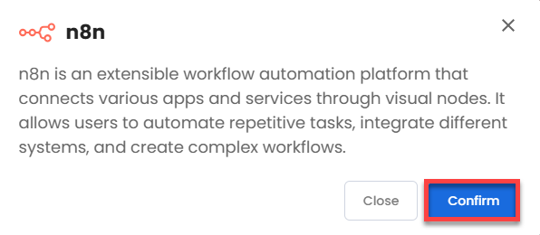 Self-Managed VPS - Application tab - Odoo pop-up
