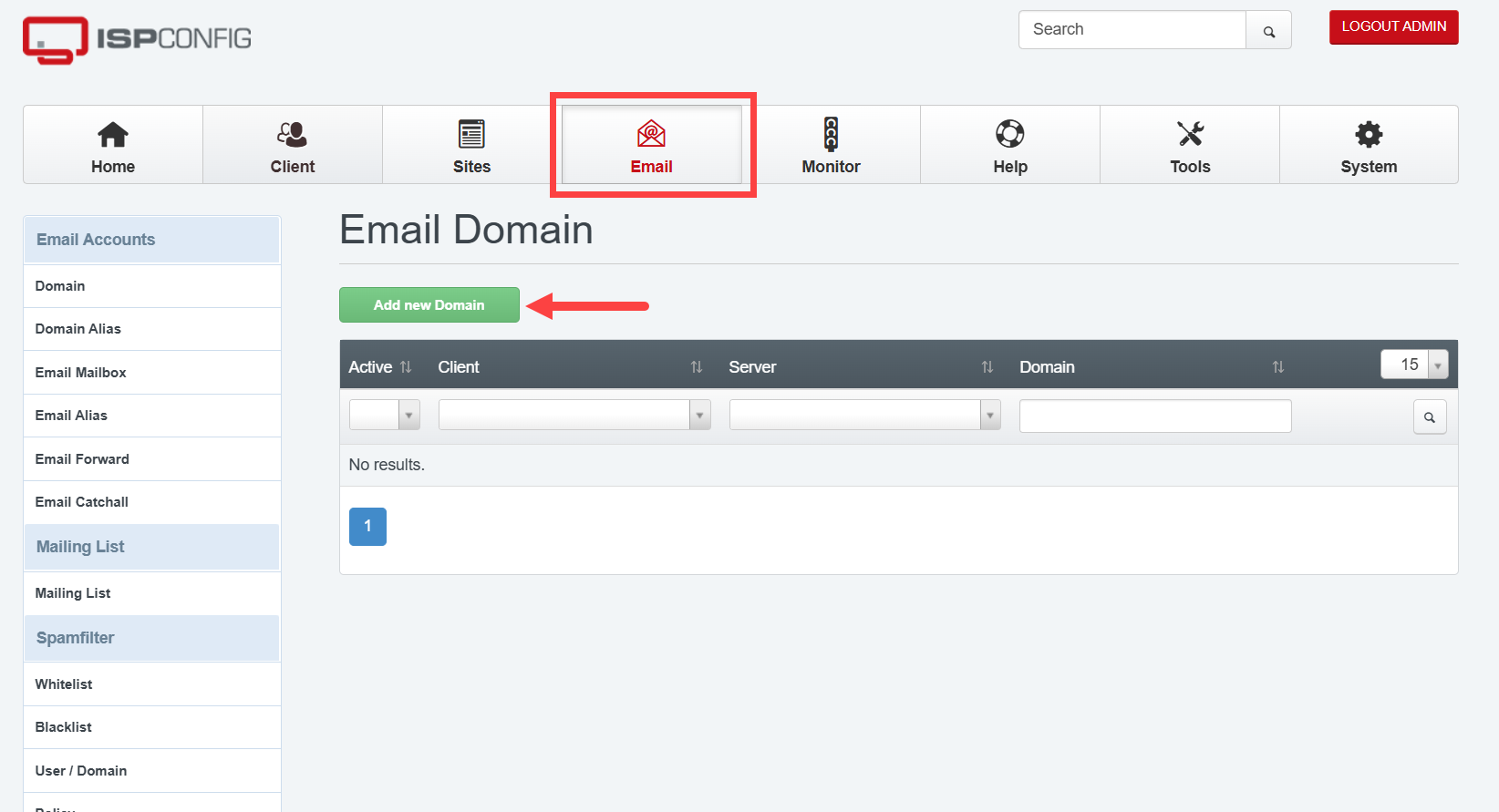 Self-Managed VPS - ISPConfig Email