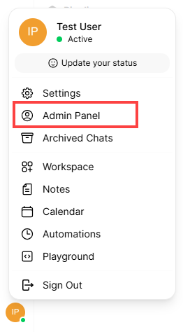 Open WebUI - Admin Panel