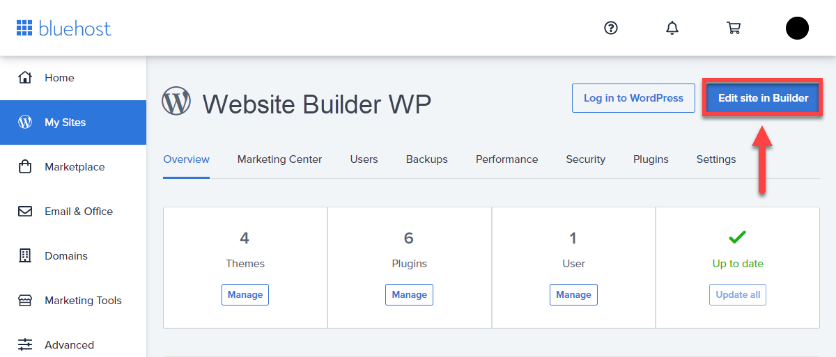 Website Builder (for WordPress) Getting Started with Templates