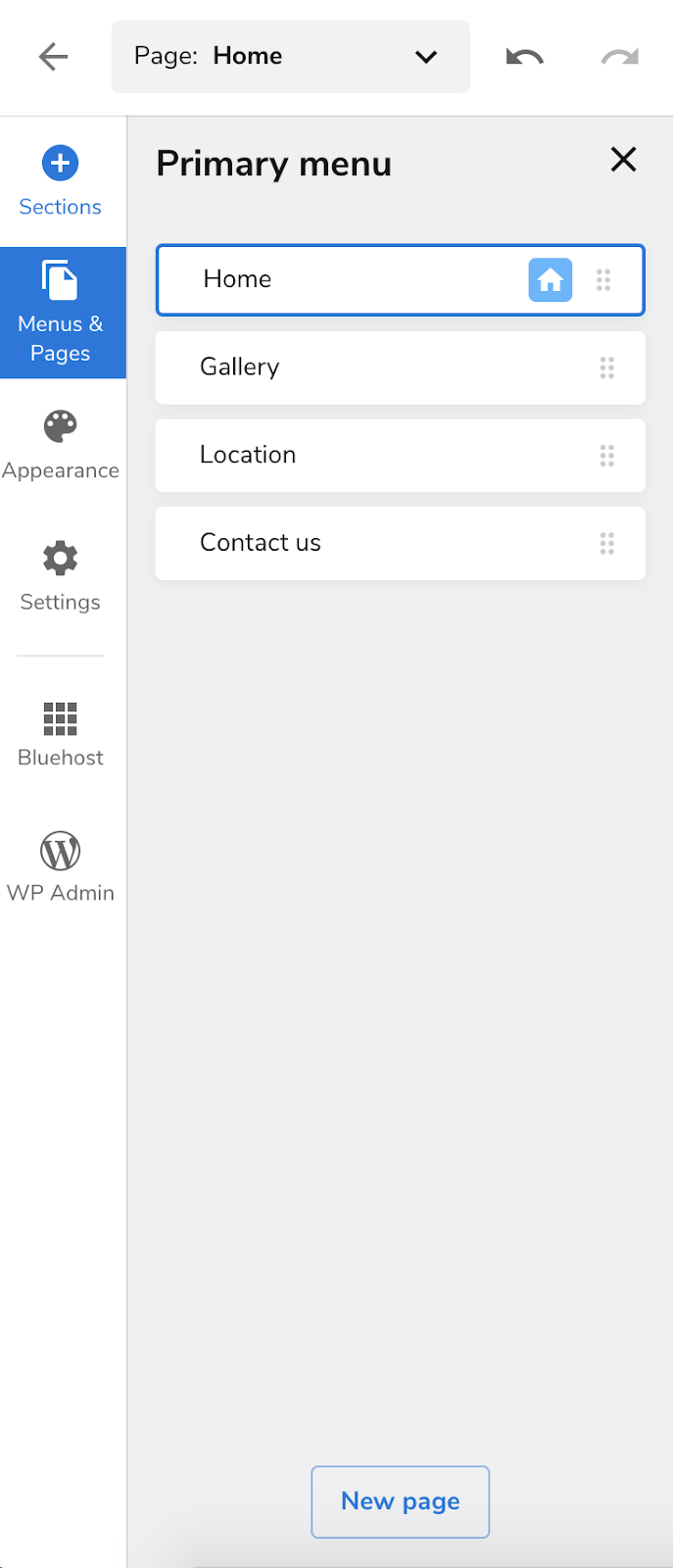 Website Builder For Wordpress How To Create And Manage Menus Bluehost Support Website Builder For Wordpress How To Create And Manage Menus Bluehost Support
