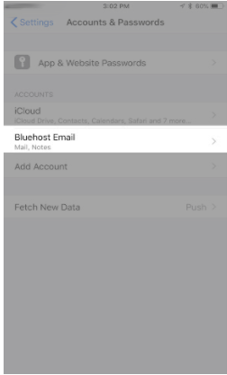 IOS Choose Email