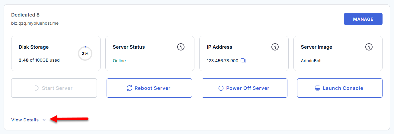 VDS hosting - View details