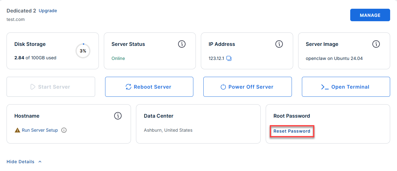 Self Managed VPS