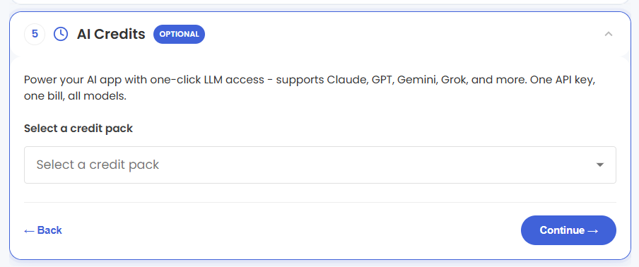 VDS hosting - AI Credits