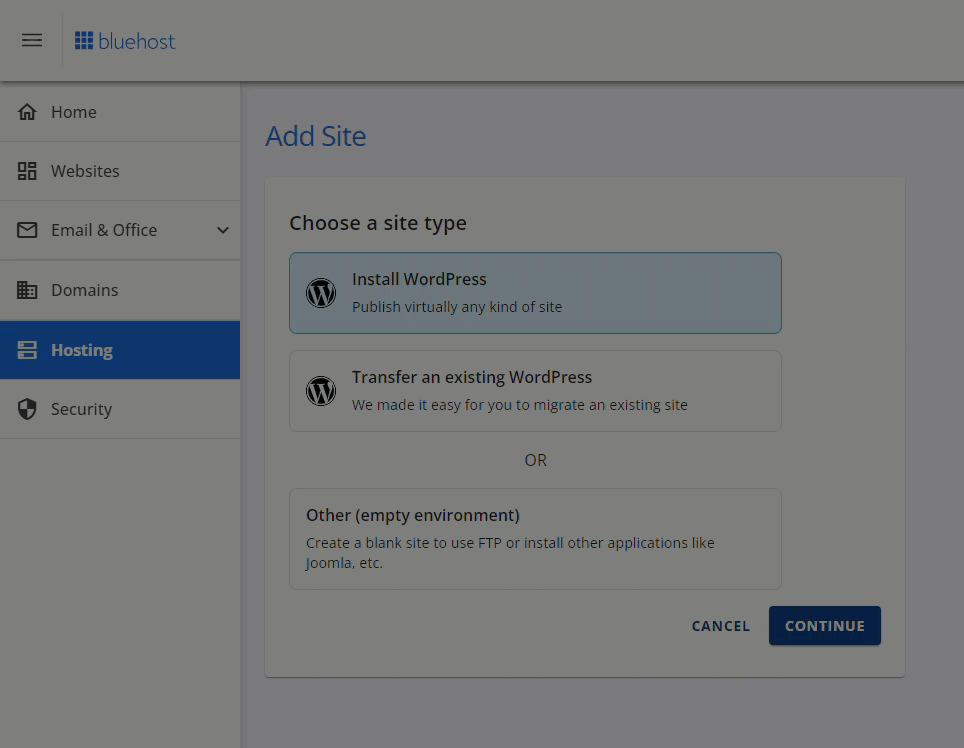 Transfer and existing site gif