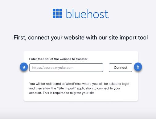 First, connect your website with our site import tool