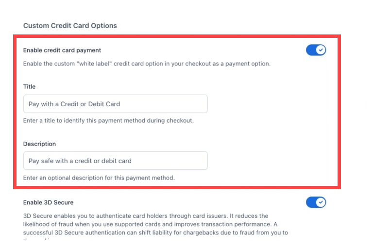 Bluehost WooCommerce - Enable Credit Card Payment
