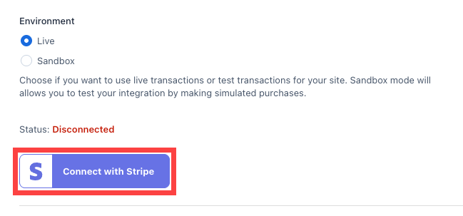 Bluehost WooCommerce - Stripe - Connect Account