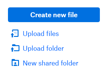 Upload Options